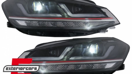 OSRAM Full LED prednja svjetla LEDriving SEQ žmigavci GTI look / VW Golf 7.5 Facelift (2017-2020), LEDHL109-GTI