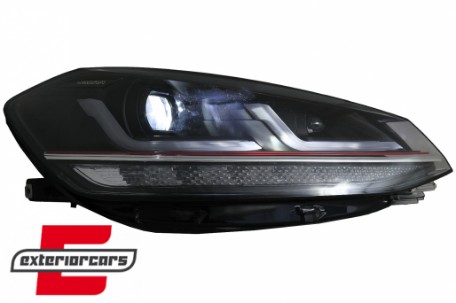 OSRAM Full LED prednja svjetla LEDriving SEQ žmigavci GTI look / VW Golf 7.5 Facelift (2017-2020), LEDHL109-GTI