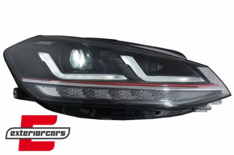 OSRAM Full LED prednja svjetla LEDriving SEQ žmigavci GTI look / VW Golf 7.5 Facelift (2017-2020), LEDHL109-GTI
