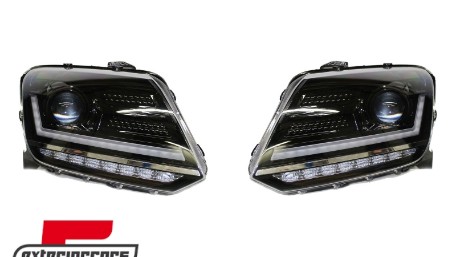 Osram Full LED prednji farovi LEDriving SEQ žmigavci (crna) / VW Amarok (2010-), LEDHL107-BK