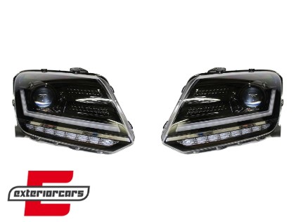 Osram Full LED prednji farovi LEDriving SEQ žmigavci (crna) / VW Amarok (2010-), LEDHL107-BK