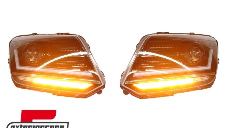 Osram Full LED prednji farovi LEDriving SEQ žmigavci (crna) / VW Amarok (2010-), LEDHL107-BK