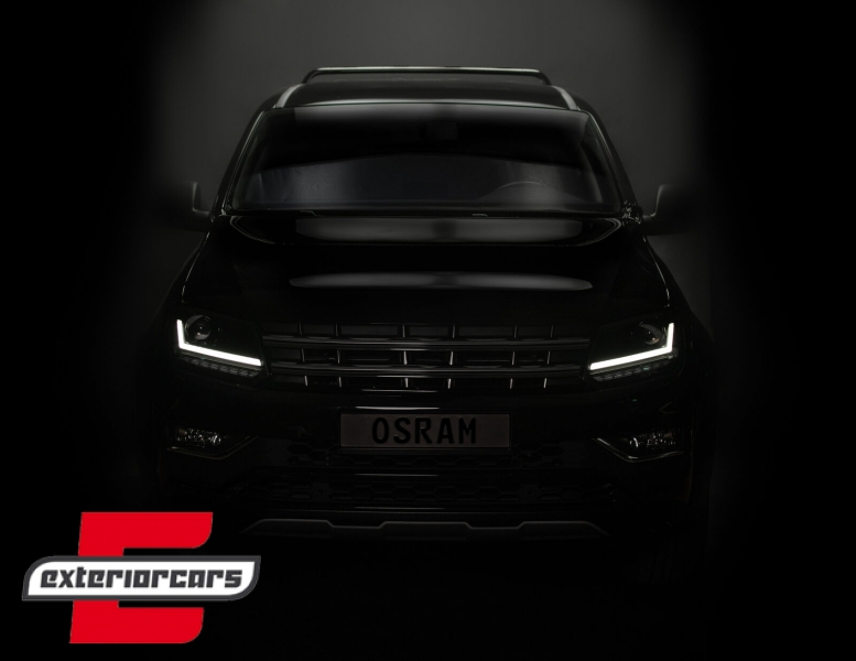 Osram Full LED prednji farovi LEDriving SEQ žmigavci (crna) / VW Amarok (2010-), LEDHL107-BK