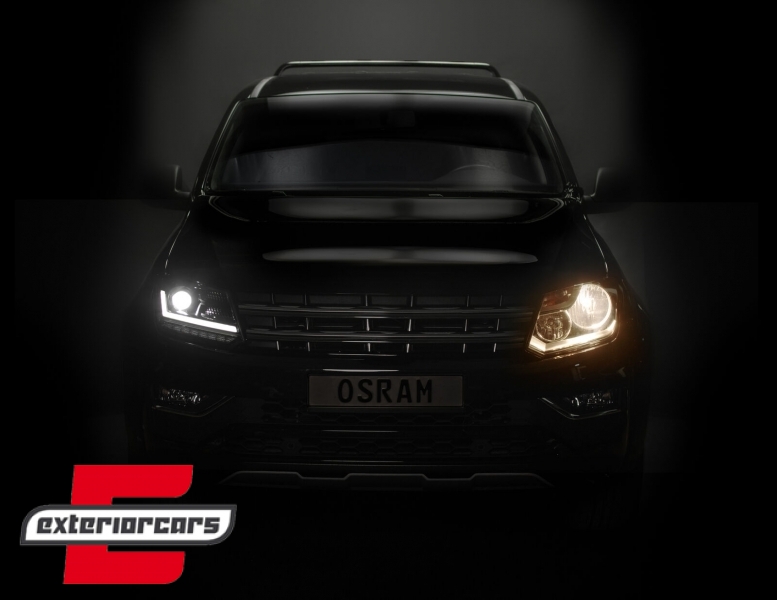 Osram Full LED prednji farovi LEDriving SEQ žmigavci (crna) / VW Amarok (2010-), LEDHL107-BK