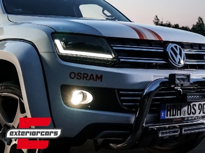 Osram Full LED prednji farovi LEDriving SEQ žmigavci (crna) / VW Amarok (2010-), LEDHL107-BK