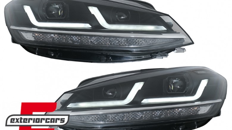 Osram Full LED prednji farovi LEDriving SEQ žmigavci / VW Golf 7.5 Facelift (2017-2020), LEDHL109-BK