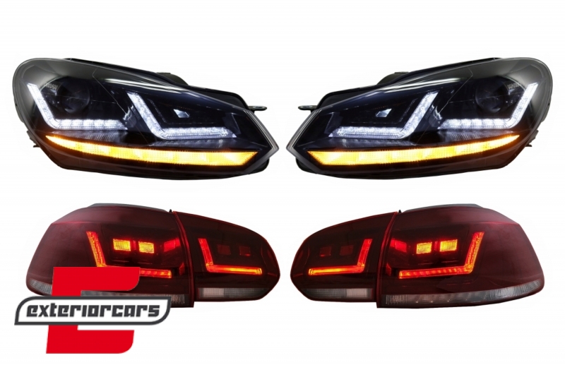 OSRAM LEDriving FULL LED paket farova Dinamički Sekvencijalni žmigavci / VW Golf 6 VI (2008-2012), COLEDTL102BK