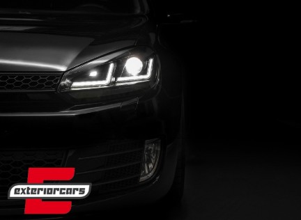 OSRAM LEDriving FULL LED paket farova Dinamički Sekvencijalni žmigavci / VW Golf 6 VI (2008-2012), COLEDTL102BK