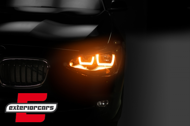 Osram LEDriving Full LED prednja svjetla (crna) / BMW serije 1 F20 F21 (06.2011-03.2015), LEDHL108-BK