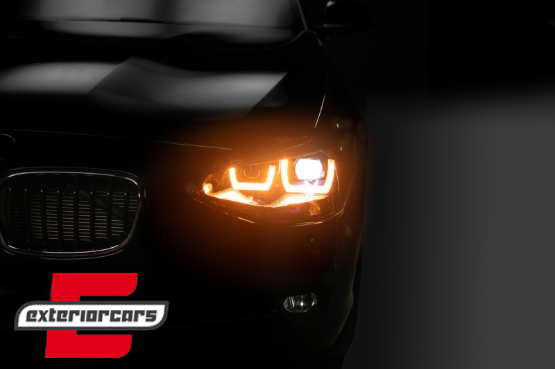 Osram LEDriving Full LED prednja svjetla (crna) / BMW serije 1 F20 F21 (06.2011-03.2015), LEDHL108-BK
