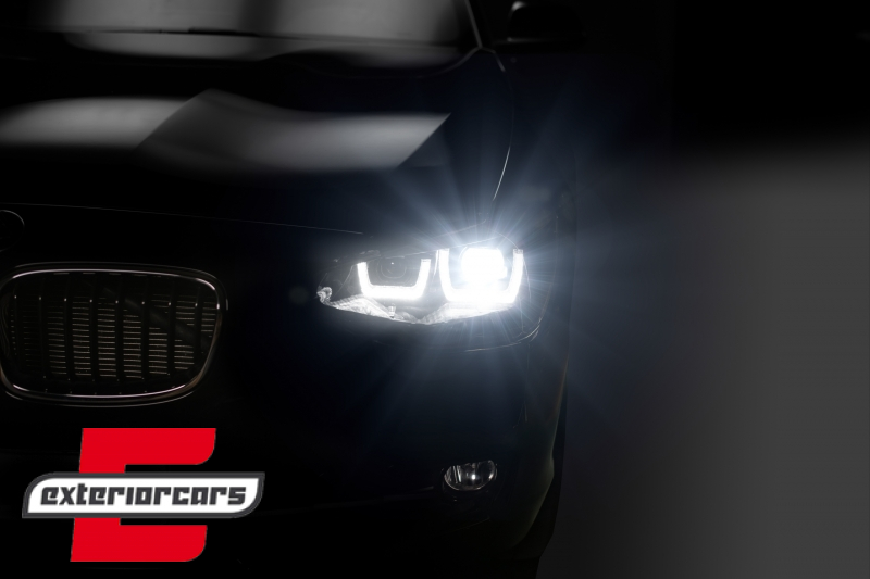 Osram LEDriving Full LED prednja svjetla (crna) / BMW serije 1 F20 F21 (06.2011-03.2015), LEDHL108-BK