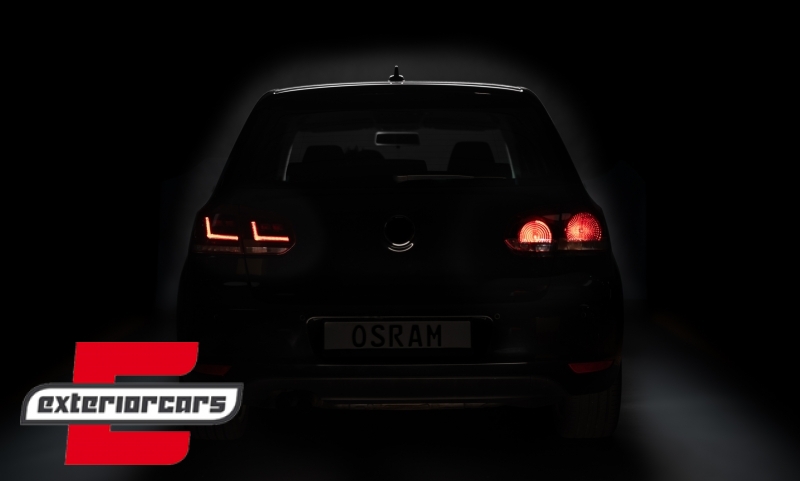 OSRAM LEDriving FULL LED stražnja svjetla Dinamički Sekvencijalni žmigavci / VW Golf 6 VI (2008-2012), LEDTL102-CL