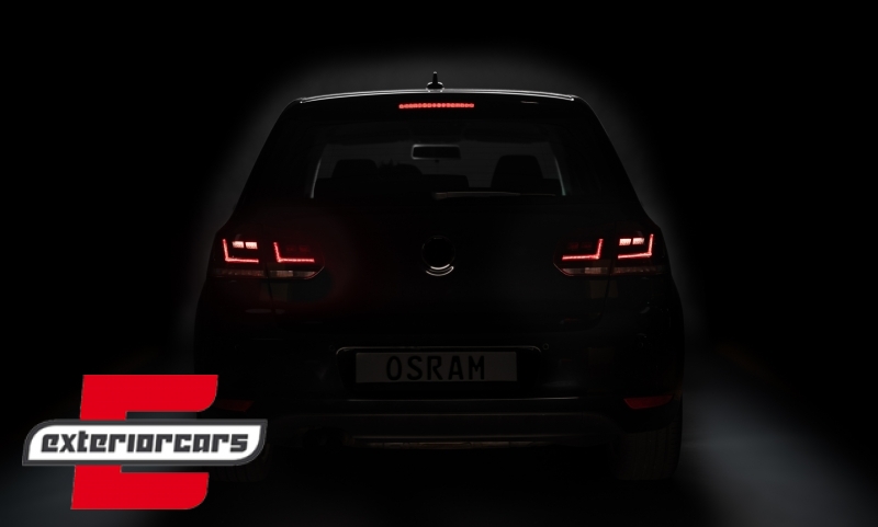 OSRAM LEDriving FULL LED stražnja svjetla Dinamički Sekvencijalni žmigavci / VW Golf 6 VI (2008-2012), LEDTL102-CL