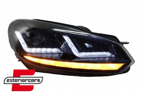OSRAM prednja svjetla LEDriving LED Dynamic žmigavci (crna) / VW Golf 6 VI (2008-2012), LEDHL102-BK