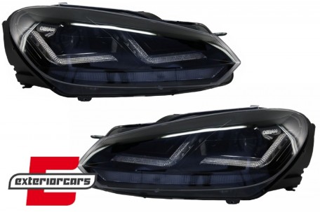OSRAM prednja svjetla LEDriving LED Dynamic žmigavci (crna) / VW Golf 6 VI (2008-2012), LEDHL102-BK