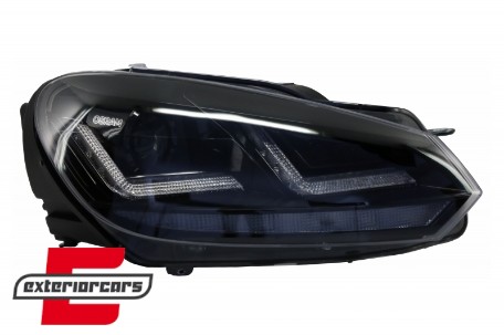 OSRAM prednja svjetla LEDriving LED Dynamic žmigavci (crna) / VW Golf 6 VI (2008-2012), LEDHL102-BK