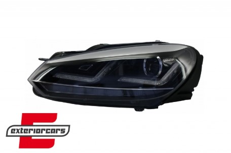 OSRAM prednja svjetla Xenon LEDriving LED SEQ žmigavci (chrome) / VW Golf 6 VI (2008-2012), LEDHL102-CM