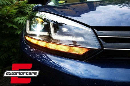 OSRAM prednja svjetla Xenon LEDriving LED SEQ žmigavci (chrome) / VW Golf 6 VI (2008-2012), LEDHL102-CM