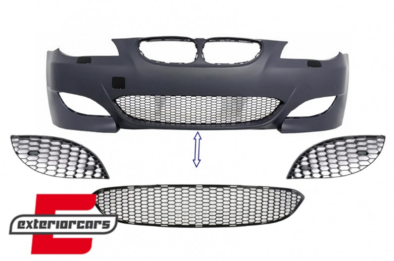 Paket donje središnje i bočnih mrežica prednjeg branika M5 dizajn / BMW serije 5 E60 E61 (2003-2010), COFBGBME60M5