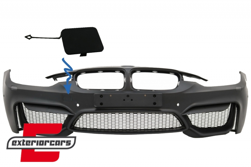 Poklopac kuke za vuču prednji branik M4 dizajn / BMW serije 3 F30 F31 (2011-2019), THCBMF30M4
