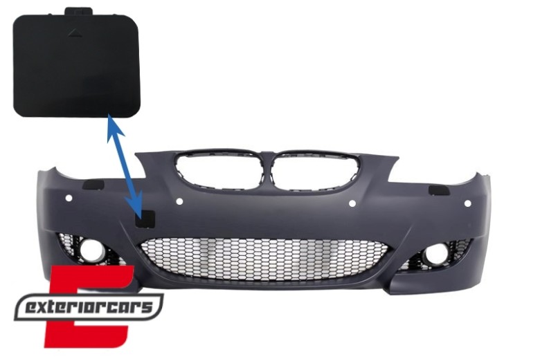 Poklopac kuke za vuču prednji branik M5 M paket dizajn / BMW serije 5 E60 E61 (2003-2010), THCFBBME60
