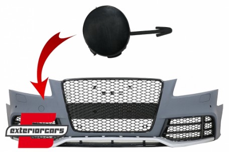 Poklopac kuke za vuču RS5 dizajn / AUDI A5 8T (2008-2016), THCFBAUA58T