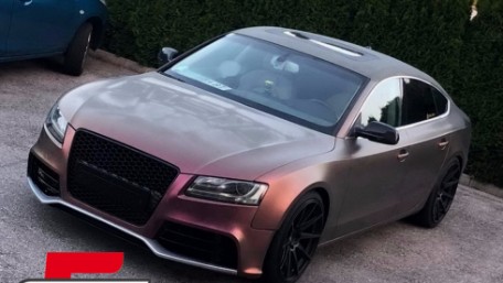 Poklopac kuke za vuču RS5 dizajn / AUDI A5 8T (2008-2016), THCFBAUA58T
