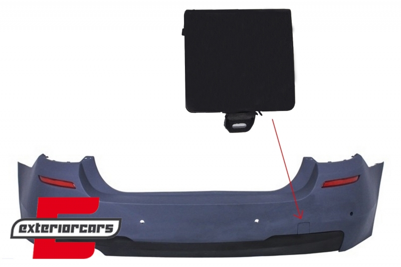 Poklopac kuke za vuču zadnji branik M paket dizajn / BMW serije 5 F10 (2011-2017), THCRBBMF10MT