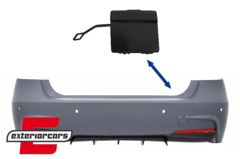 Poklopac kuke za vuču zadnji branik M paket M-Performance dizajn / BMW serije 3 F30 (2011-2019), THCRBBMF30MP