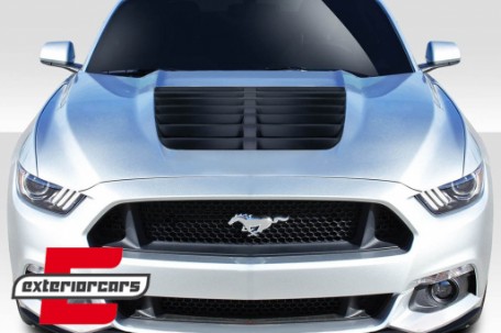 Poklopac motora sa otvorom za zrak GT 500 dizajn /  Ford Mustang Mk6 VI (2015-2017), HDFMUGT