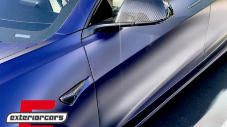 Poklopci bočnih žmigavaca (pravi carbon) / Tesla Model 3 Y S X (10.2016-), CAPSTRLM3