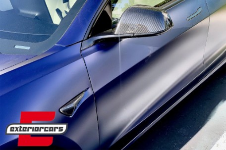 Poklopci bočnih žmigavaca (pravi carbon) / Tesla Model 3 Y S X (10.2016-), CAPSTRLM3