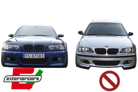 Poklopci držača svjetla za maglu / BMW serije 3 E46 (1998-2005), FLCBME46MT