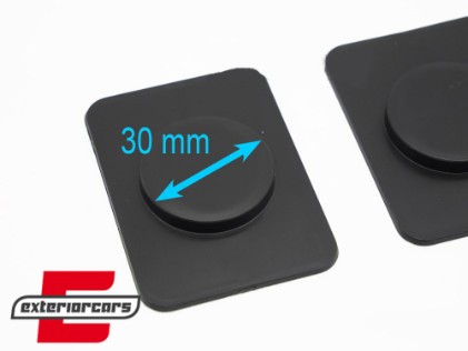 Poklopci otvora za PDC senzore 30 mm prednji stražnji branik 4 komada, AKPC05