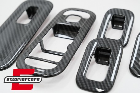 Poklopci prekidača za podizanje prozora automobila (Carbon) / Mercedes A-klasa W177 V177 (2018-), CWGMBW177
