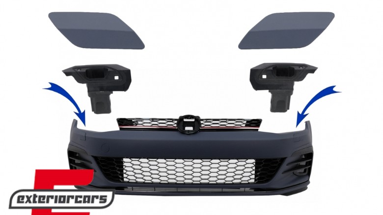Poklopci SRA za prednji branik GTI dizajn / VW Golf 7.5 (2017-2020), SRAVWG75GTI