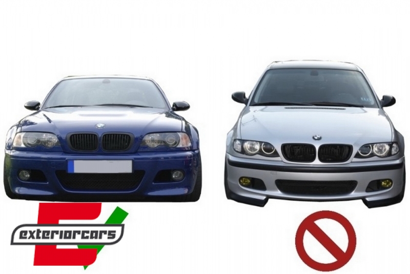 Poklopci zračnih kanala za svjetla za maglu M3 Hamman dizajn (carbon look) / BMW serije 3 E46 (1998-2005), 1214265CF