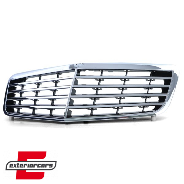 Prednja maska AMG dizajn (piano crna/chrome) / Mercedes E-klasa W211 limuzina S211 karavan (2006-2009), GCP-211091