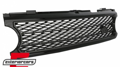 Prednja maska Autobiography dizajn (crna/siva) / Land Range Rover Vogue III L322 (2006-2009), FGRR02BG