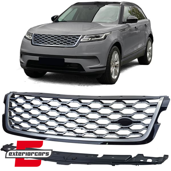 Prednja maska Autobiography dizajn (crna/srebrna) / Range Rover Velar L560 (2017-2023), 43210