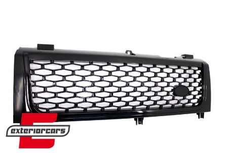 Prednja maska Autobiography dizajn (piano crna) / Land Range Rover Vogue III L322 (2002-2005), FGRR02NB