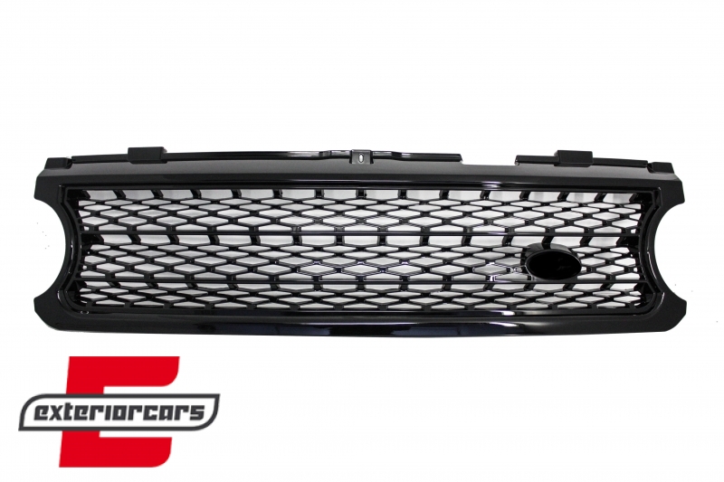 Prednja maska Autobiography dizajn (piano crna) / Land Range Rover Vogue III L322 (2006-2009), FGRR02BB