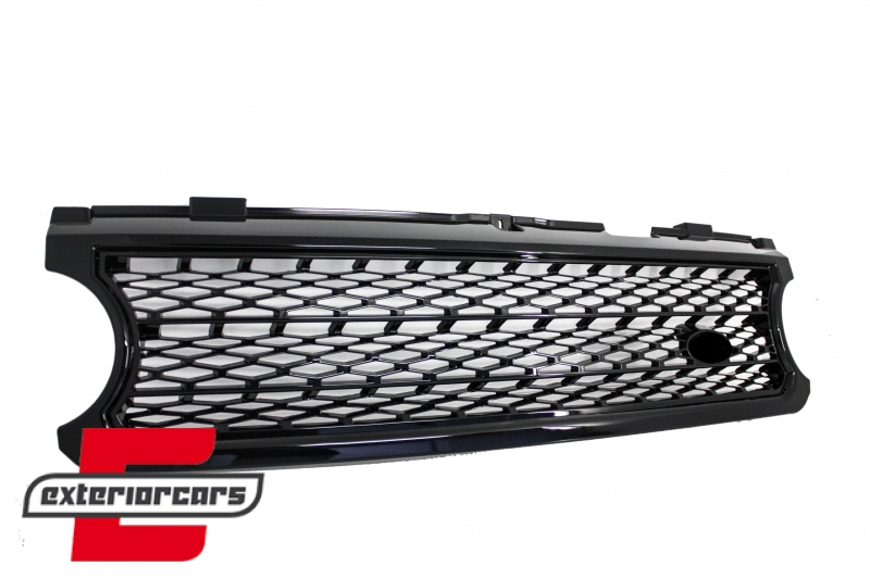 Prednja maska Autobiography dizajn (piano crna) / Land Range Rover Vogue III L322 (2006-2009), FGRR02BB