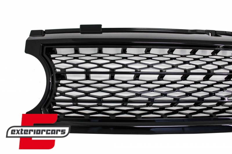 Prednja maska Autobiography dizajn (piano crna) / Land Range Rover Vogue III L322 (2006-2009), FGRR02BB