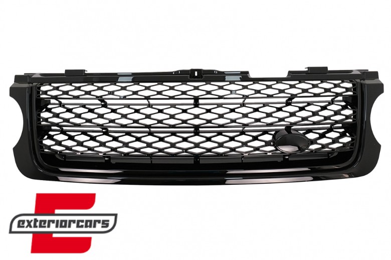 Prednja maska Autobiography dizajn (piano crna) / Land Range Rover Vogue III L322 (2010-2012), FGRR02AB