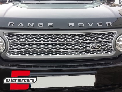 Prednja maska Autobiography dizajn (siva/srebrna) / Land Range Rover Vogue III L322 (2006-2009), FGRR02G
