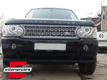 Prednja maska Autobiography dizajn (siva/srebrna) / Land Range Rover Vogue III L322 (2006-2009), FGRR02G