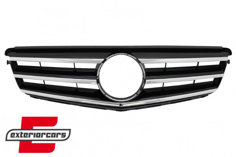 Prednja maska Avantgarde dizajn (piano crna) / Mercedes C-klasa S204 W204 (2007-2014), FGMBW204CPB