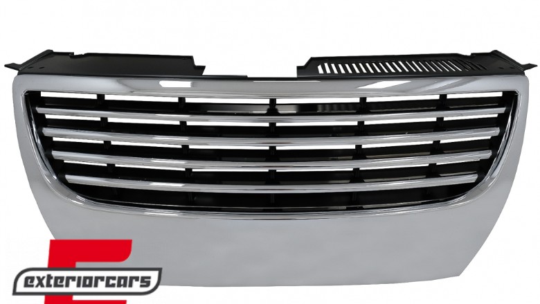Prednja maska bez znaka (chrome/crna) / VW Passat B6 3C (2005-2010), GRVW19