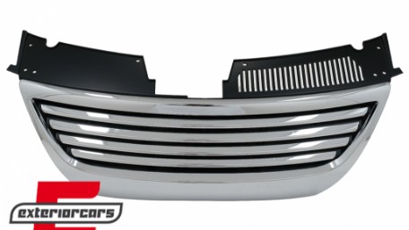 Prednja maska bez znaka (chrome/crna) / VW Passat B6 3C (2005-2010), GRVW19